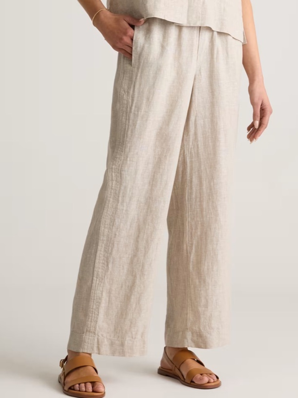 Quince 100% European Linen Wide Leg Pants Women’s XL